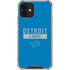 NFL Detroit Lions Blue Performance Series iPhone 12 Mini Clear Case