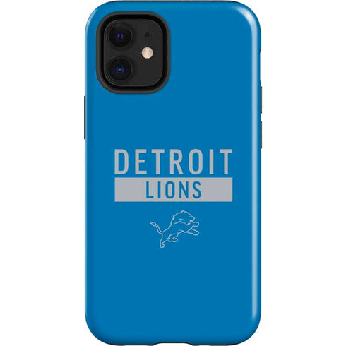 NFL Detroit Lions Blue Performance Series iPhone 12 Mini Impact Case