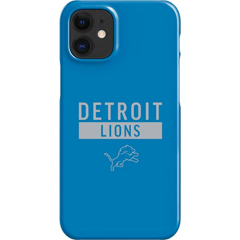 NFL Detroit Lions Blue Performance Series iPhone 12 Mini Lite Case