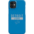 NFL Detroit Lions Blue Performance Series iPhone 12 Mini Lite Case