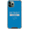 NFL Detroit Lions Blue Performance Series iPhone 12 Pro Clear Case
