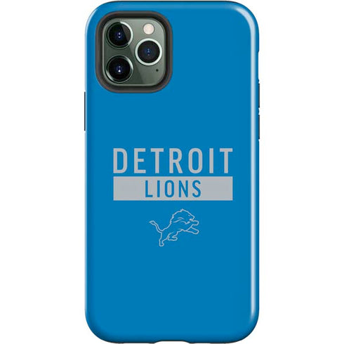 NFL Detroit Lions Blue Performance Series iPhone 12 Pro Impact Case