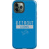 NFL Detroit Lions Blue Performance Series iPhone 12 Pro Impact Case