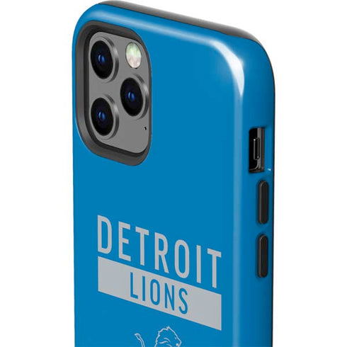 NFL Detroit Lions Blue Performance Series iPhone 12 Pro Max Impact Case
