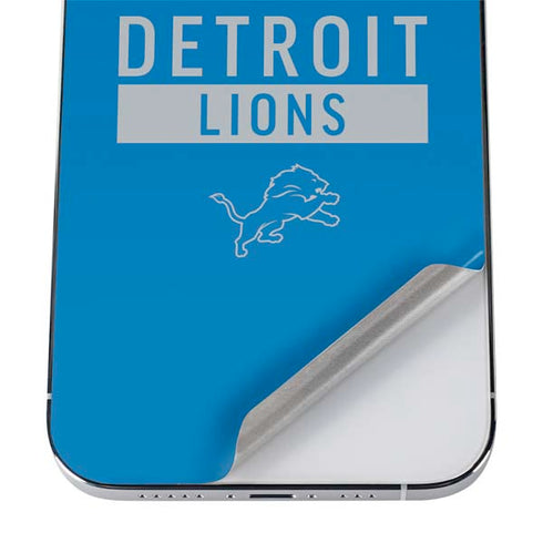NFL Detroit Lions Blue Performance Series iPhone 12 Pro Max Skin
