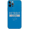 NFL Detroit Lions Blue Performance Series iPhone 12 Pro Skin