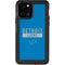 NFL Detroit Lions Blue Performance Series iPhone 12 Pro Waterproof Case