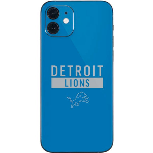 NFL Detroit Lions Blue Performance Series iPhone 12 Skin