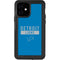 NFL Detroit Lions Blue Performance Series iPhone 12 Waterproof Case