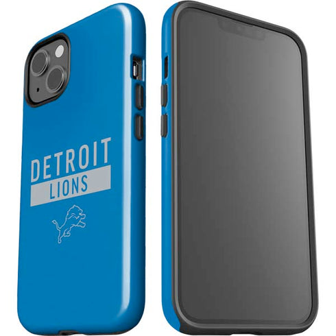 NFL Detroit Lions Blue Performance Series iPhone 13 Impact Case