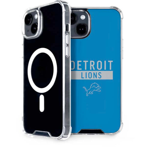 NFL Detroit Lions Blue Performance Series iPhone 13 MagSafe Case