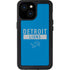 NFL Detroit Lions Blue Performance Series iPhone 13 Mini Waterproof Case