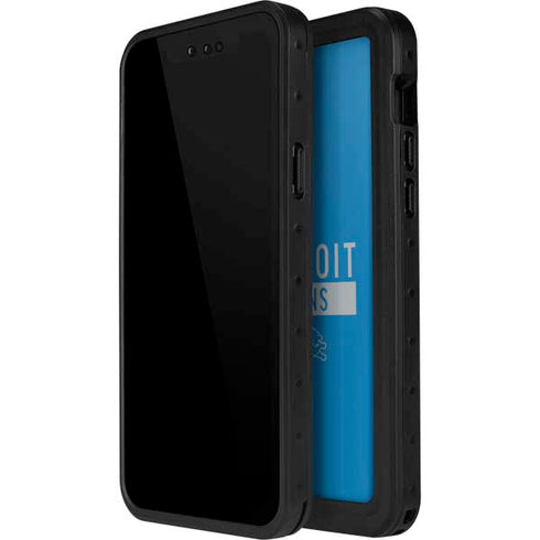NFL Detroit Lions Blue Performance Series iPhone 13 Mini Waterproof Case