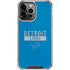 NFL Detroit Lions Blue Performance Series iPhone 13 Pro Max Clear Case