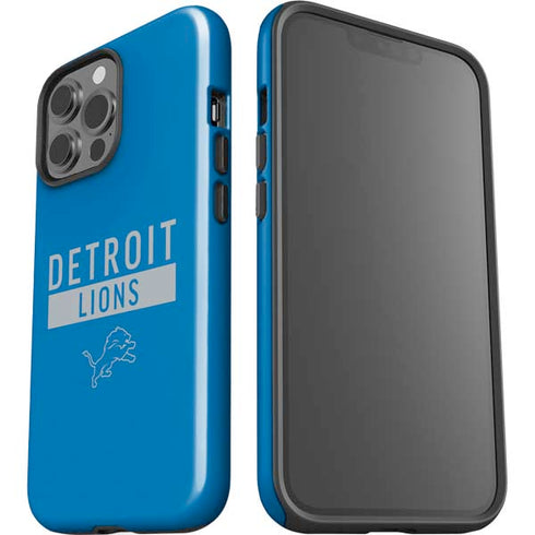 NFL Detroit Lions Blue Performance Series iPhone 13 Pro Max Impact Case