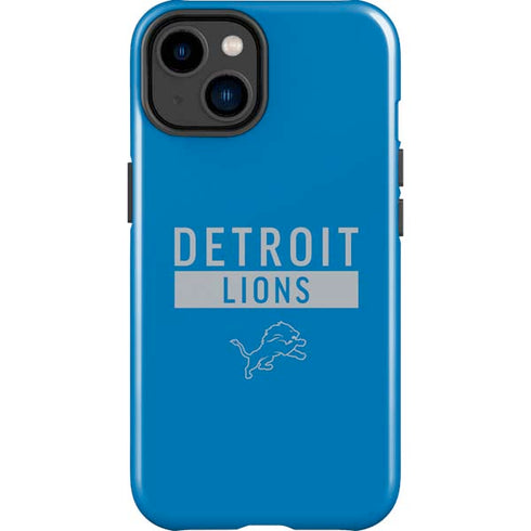 NFL Detroit Lions Blue Performance Series iPhone 14 Plus Impact Case