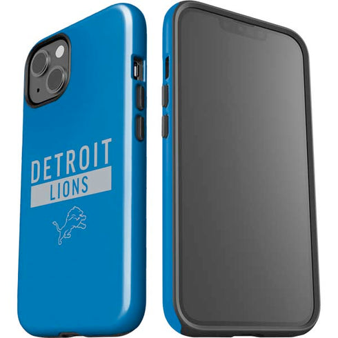 NFL Detroit Lions Blue Performance Series iPhone 14 Plus Impact Case