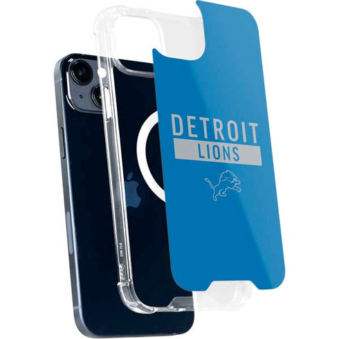 NFL Detroit Lions Blue Performance Series iPhone 15 Plus MagSafe Case