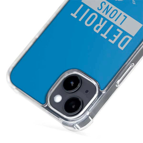 NFL Detroit Lions Blue Performance Series iPhone 15 Plus MagSafe Case