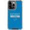 NFL Detroit Lions Blue Performance Series iPhone 14 Pro Clear Case