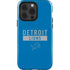NFL Detroit Lions Blue Performance Series iPhone 14 Pro Impact Case