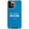 NFL Detroit Lions Blue Performance Series iPhone 14 Pro Max Clear Case
