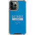 NFL Detroit Lions Blue Performance Series iPhone 14 Pro Max Clear Case