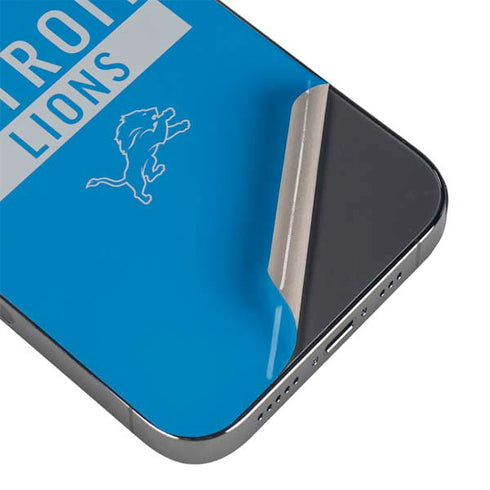 NFL Detroit Lions Blue Performance Series iPhone 14 Pro Max Skin