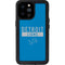 NFL Detroit Lions Blue Performance Series iPhone 14 Pro Max Waterproof Case
