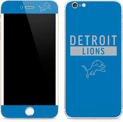 NFL Detroit Lions Blue Performance Series iPhone 6/6s Plus Skin