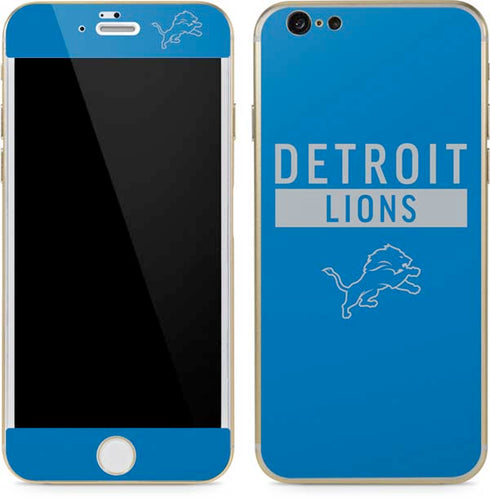 NFL Detroit Lions Blue Performance Series iPhone 6/6s Skin