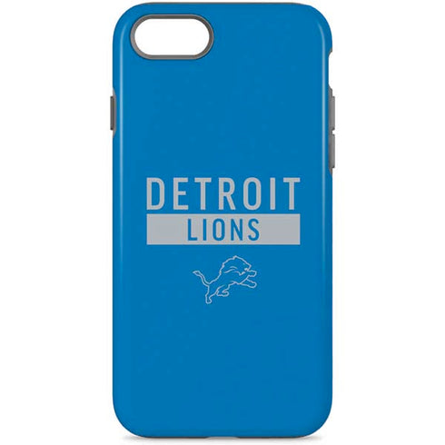 NFL Detroit Lions Blue Performance Series iPhone 8 Pro Case