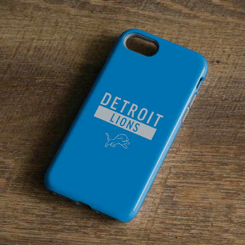 NFL Detroit Lions Blue Performance Series iPhone 8 Pro Case