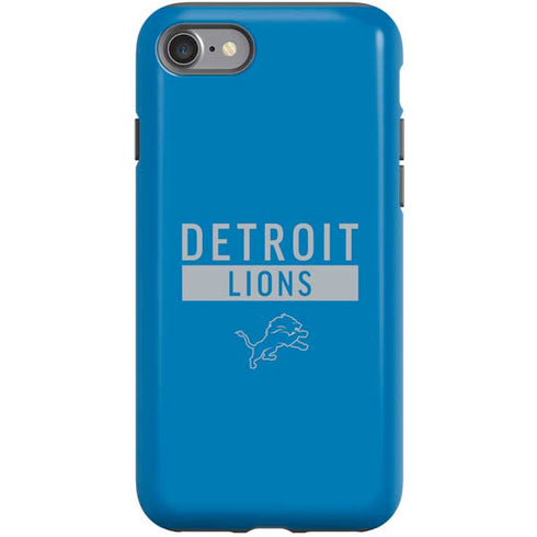 NFL Detroit Lions Blue Performance Series iPhone SE (2nd & 3rd Gen) Pro Case