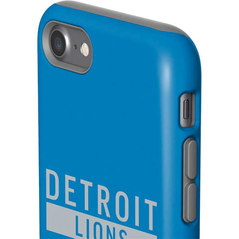 NFL Detroit Lions Blue Performance Series iPhone SE (2nd & 3rd Gen) Pro Case