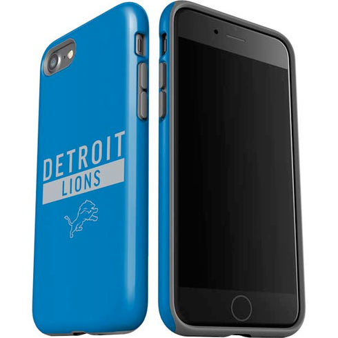 NFL Detroit Lions Blue Performance Series iPhone SE (2nd & 3rd Gen) Pro Case