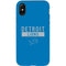 NFL Detroit Lions Blue Performance Series iPhone X Pro Case