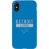 NFL Detroit Lions Blue Performance Series iPhone X Pro Case