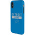 NFL Detroit Lions Blue Performance Series iPhone X Pro Case