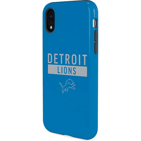 NFL Detroit Lions Blue Performance Series iPhone XR Pro Case