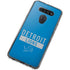 NFL Detroit Lions Blue Performance Series LG K51/Q51 Clear Case
