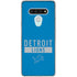 NFL Detroit Lions Blue Performance Series LG Stylo 6 Clear Case