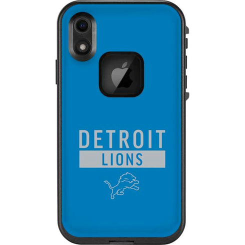 NFL Detroit Lions Blue Performance Series LifeProof Fre iPhone Skin