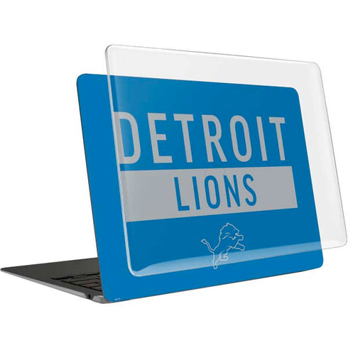 NFL Detroit Lions Blue Performance Series MacBook Air 13in M1 (2021) Case plus Skin