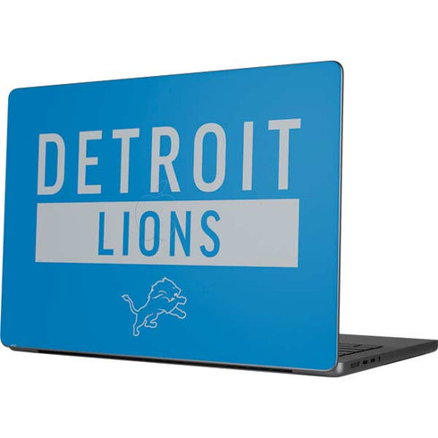 NFL Detroit Lions Blue Performance Series MacBook Pro 14in (2021-24) Skin