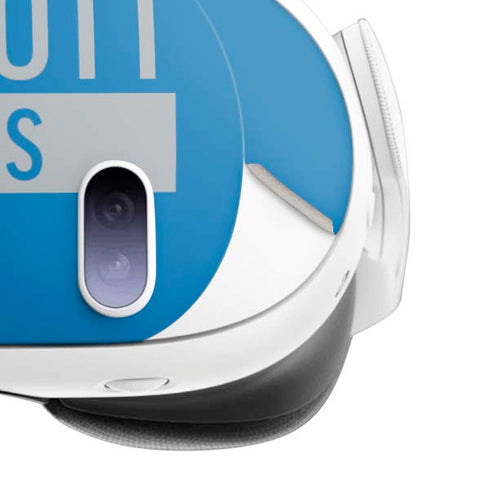NFL Detroit Lions Blue Performance Series Meta Quest 3 Skin