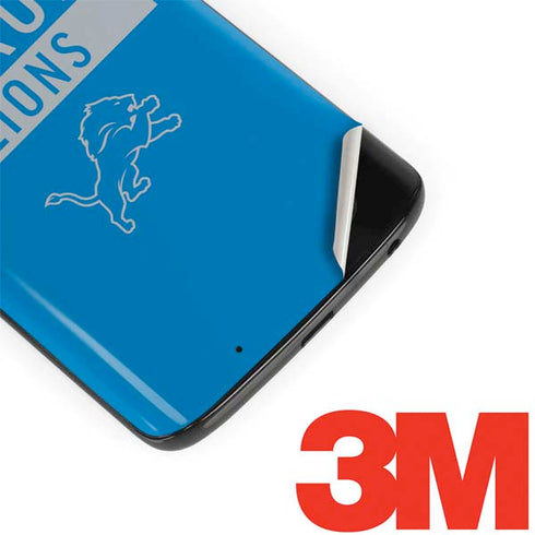 NFL Detroit Lions Blue Performance Series Moto G6 Skin