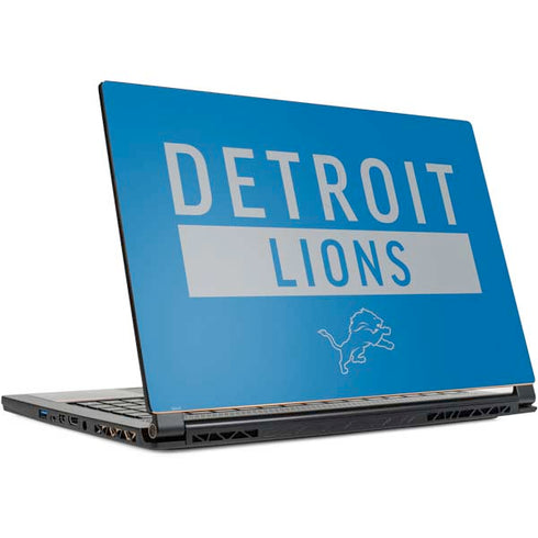 NFL Detroit Lions Blue Performance Series MSI GS65 Stealth Laptop Skin