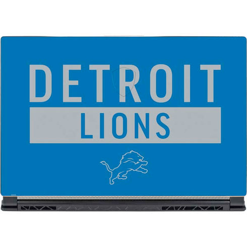 NFL Detroit Lions Blue Performance Series MSI GS65 Stealth Laptop Skin