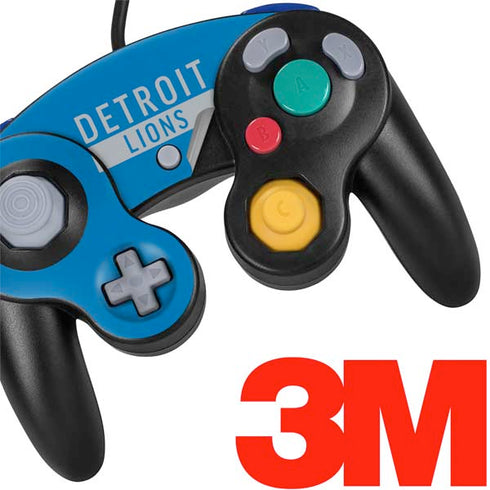 NFL Detroit Lions Blue Performance Series Nintendo GameCube Controller Skin